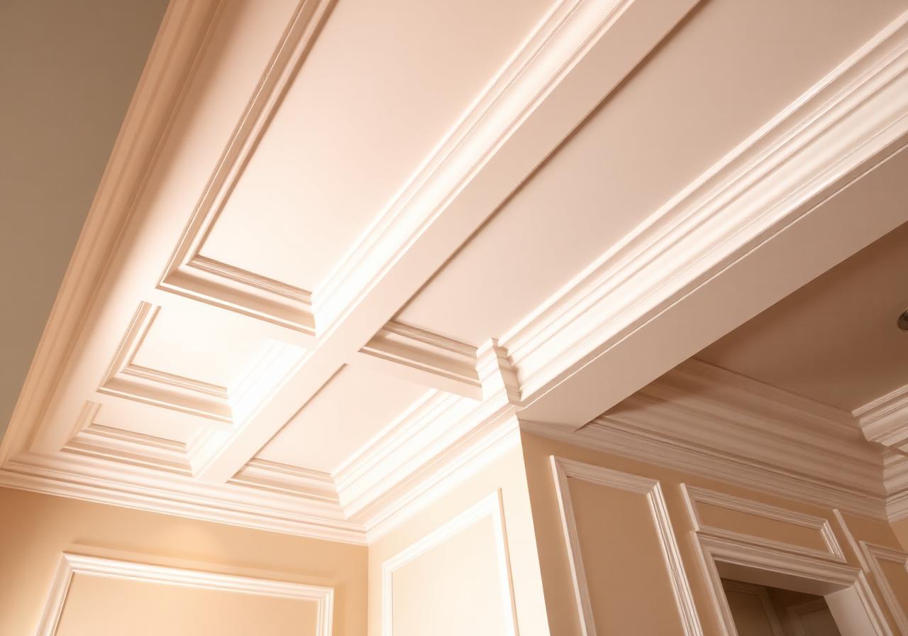 Molduras decorativas en cielorraso